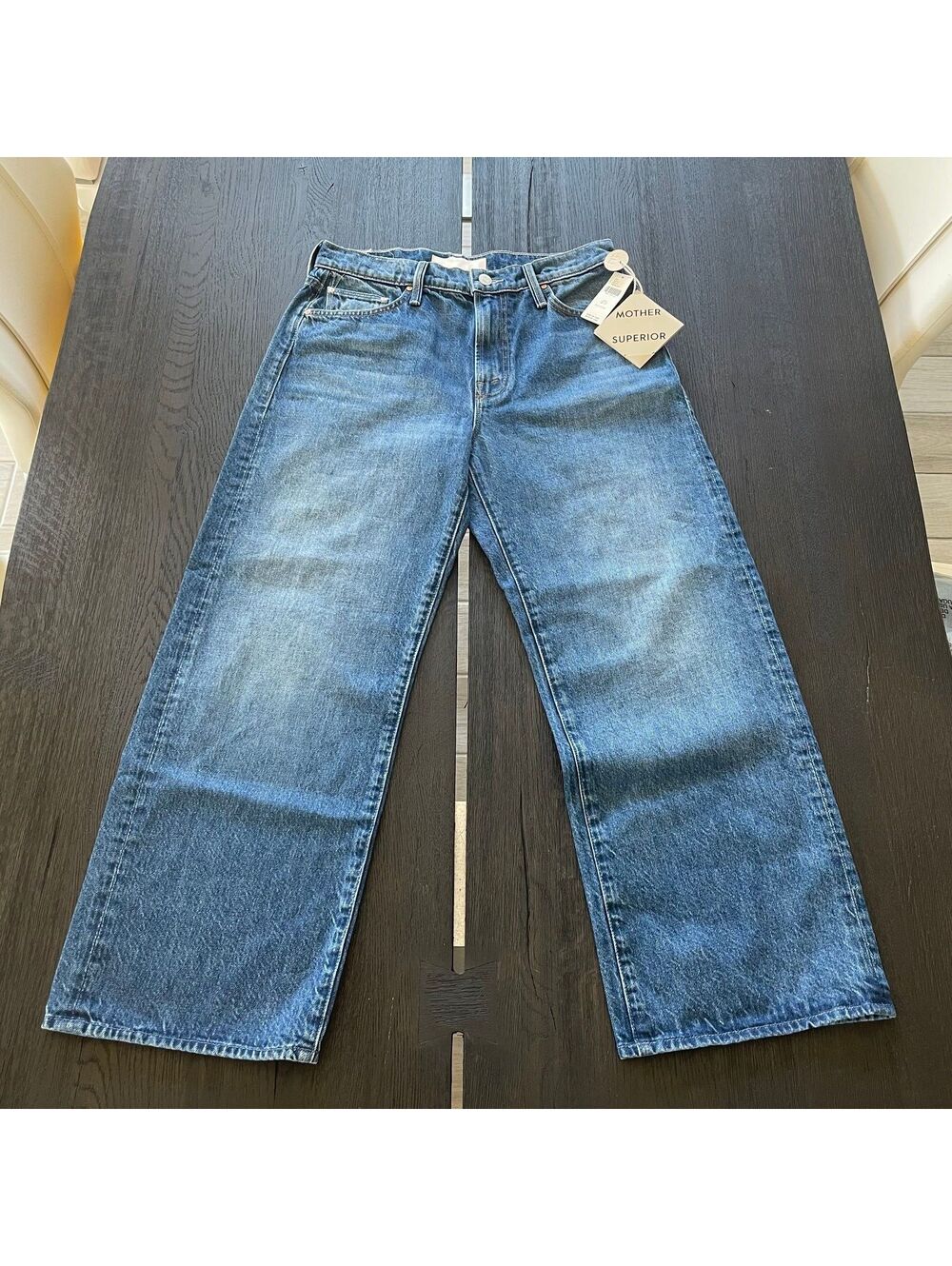 Lil Mother Jeans (NWT) - Lil Dodger Flood -Wash: Green Thumb -Size 27 Petite